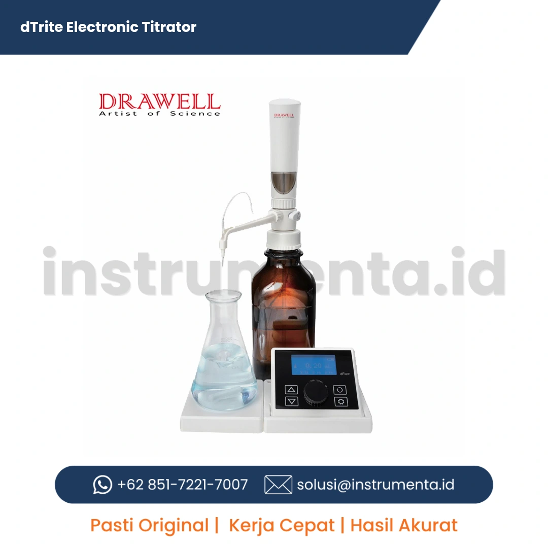Distributor Resmi dTrite Electronic Titrator Buret Digital Presisi Tinggi Ready Stock